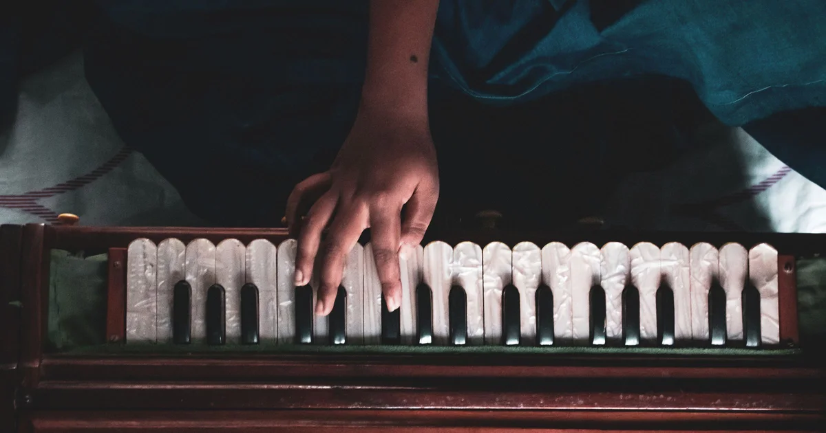 Harmonium-Tastatur